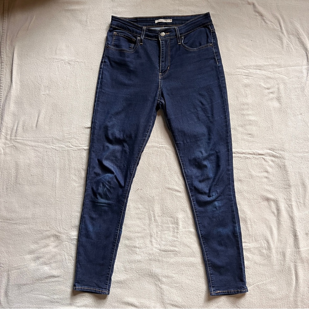 Levi's Dark Blue Women's Skinny High Rise Jeans